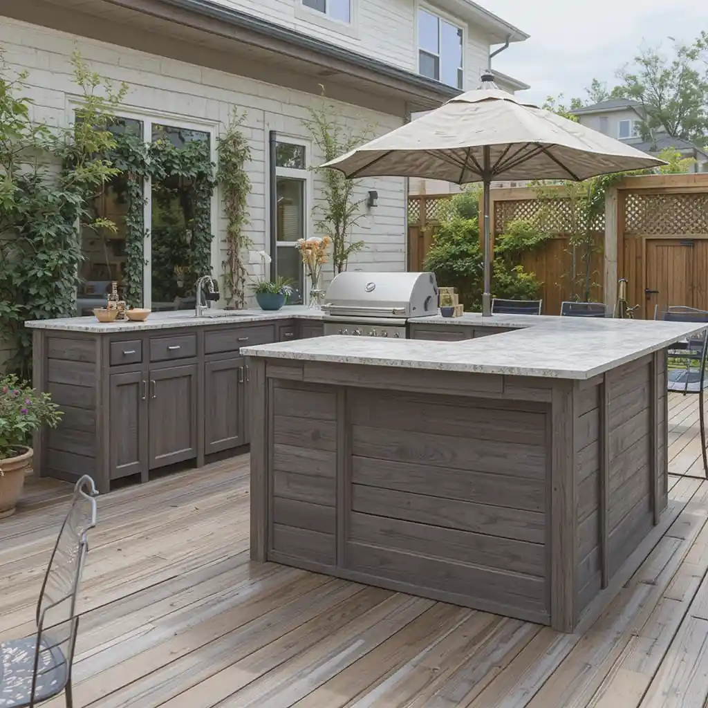 Composite Decking Material for Seamless Look