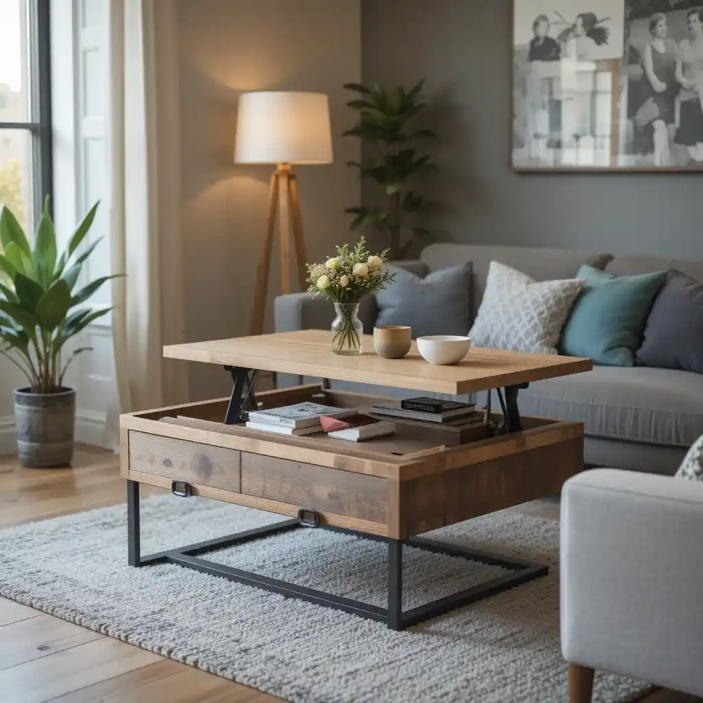 Convertible Coffee-to-Dining Table