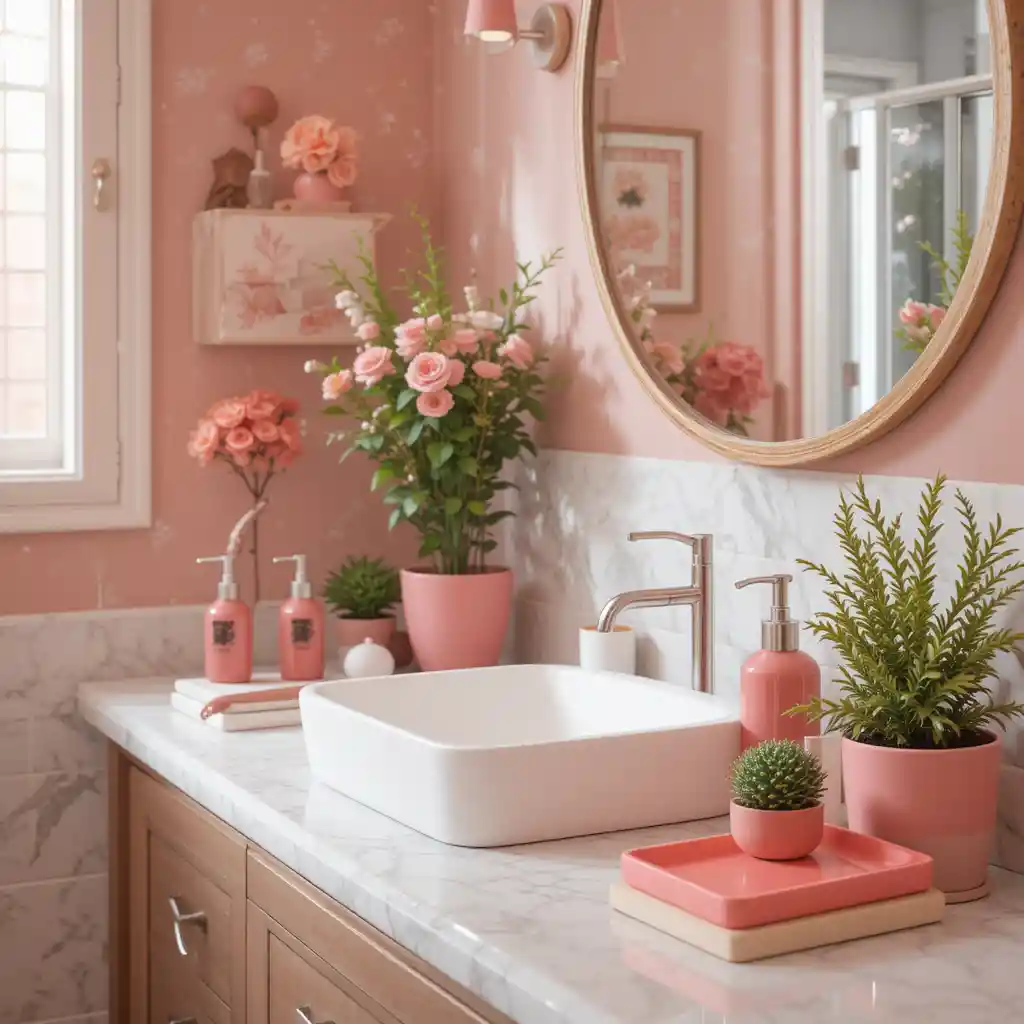 Coral Pink Accents