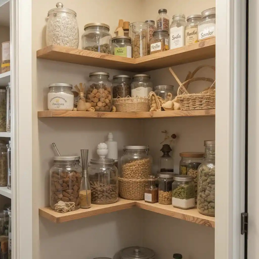 Corner Shelving for Awkward Spaces