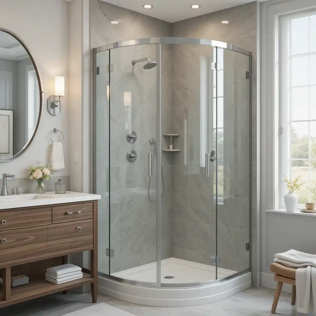 Curved Glass Enclosure