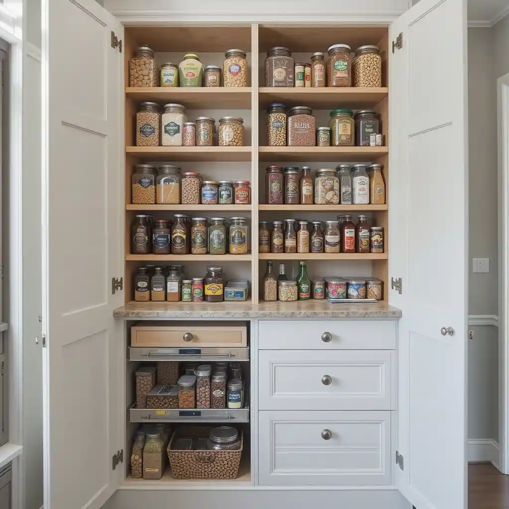 Custom Cabinet Inserts for Hidden Storage