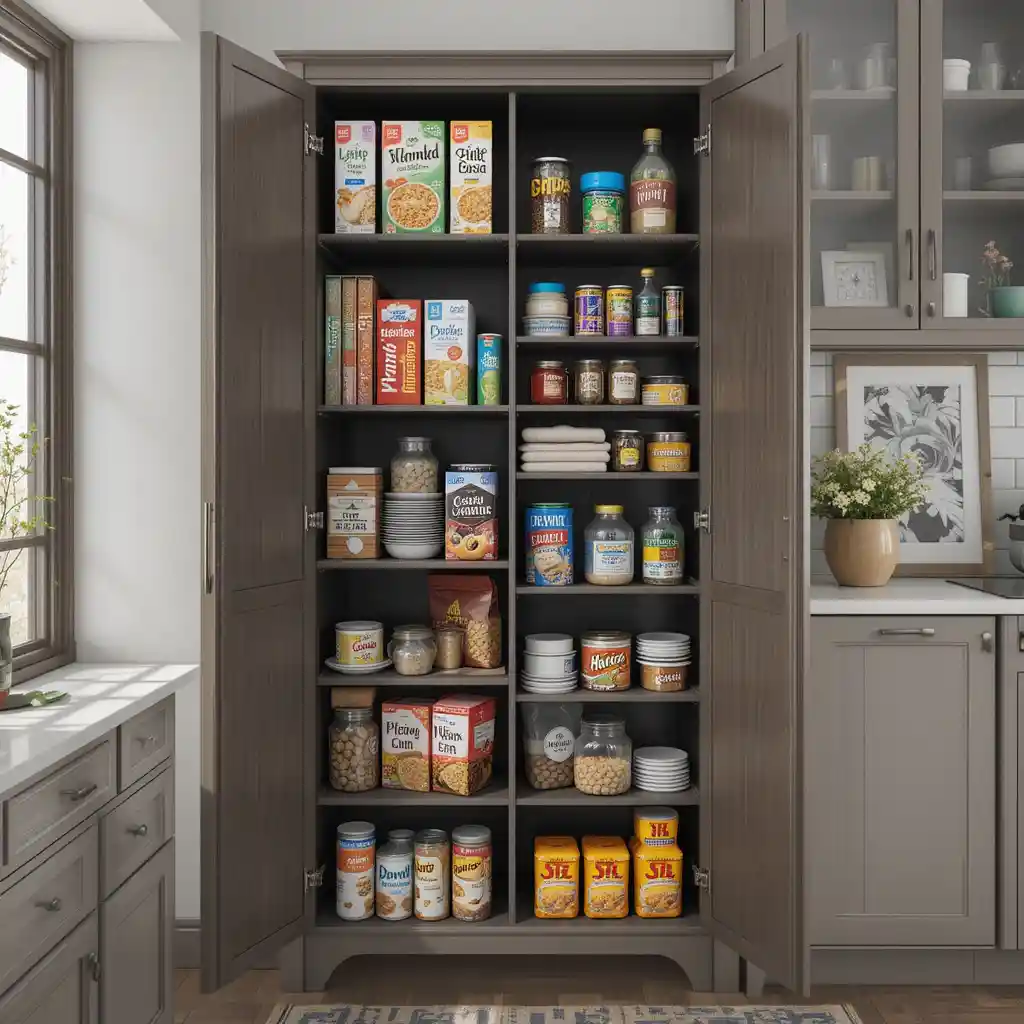 Double-Door Pantry Cabinet