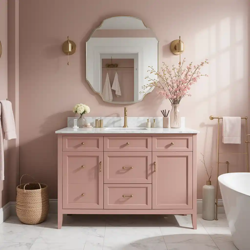 Dusty Rose Vanity