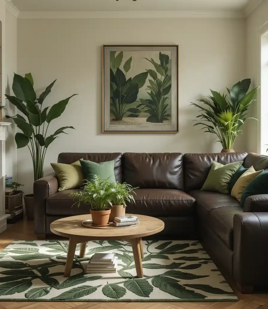Earthy Green Accents