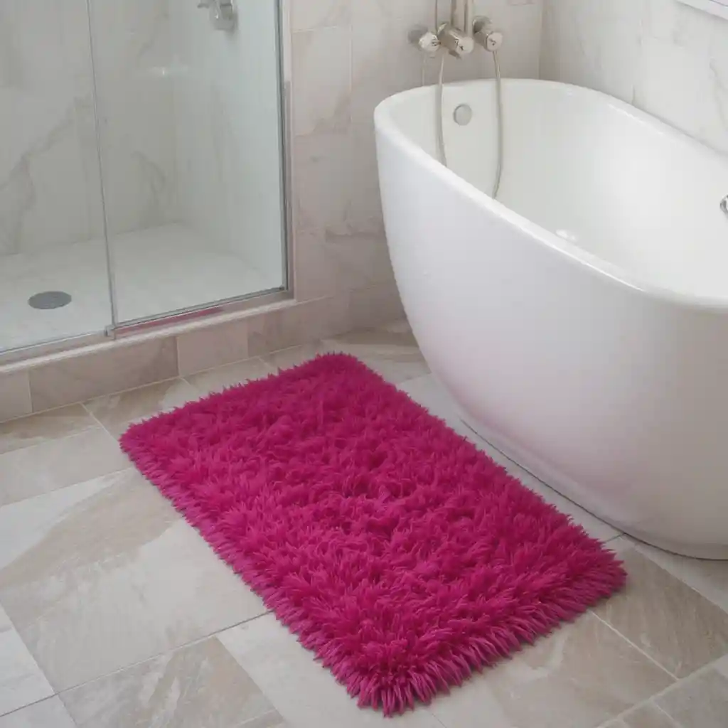Fuchsia Bath Mat