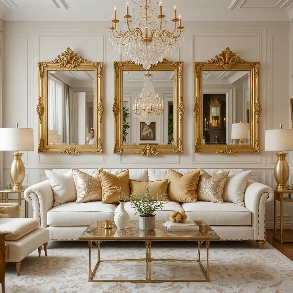 Glamorous Touches with Gold Accents