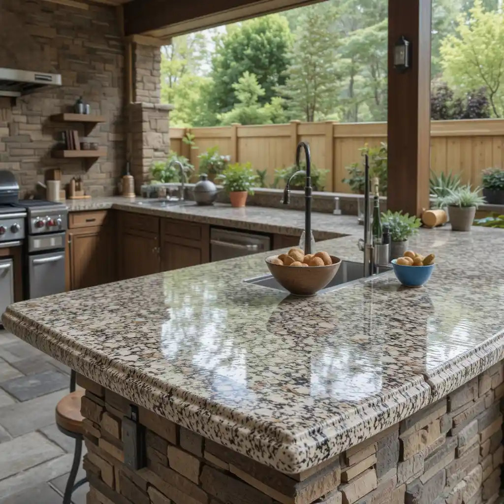 Granite with Chiseled Edge