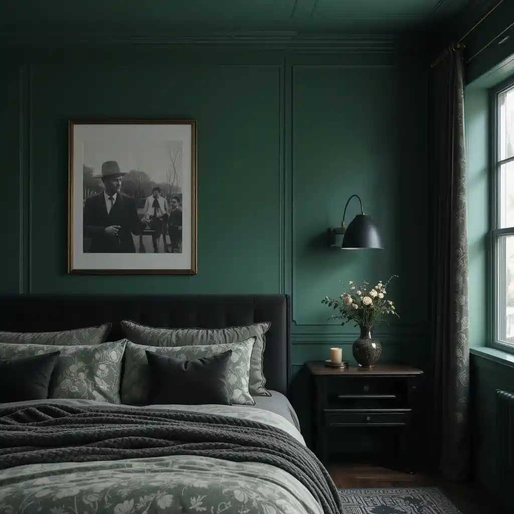 Green Tones with Black Details
