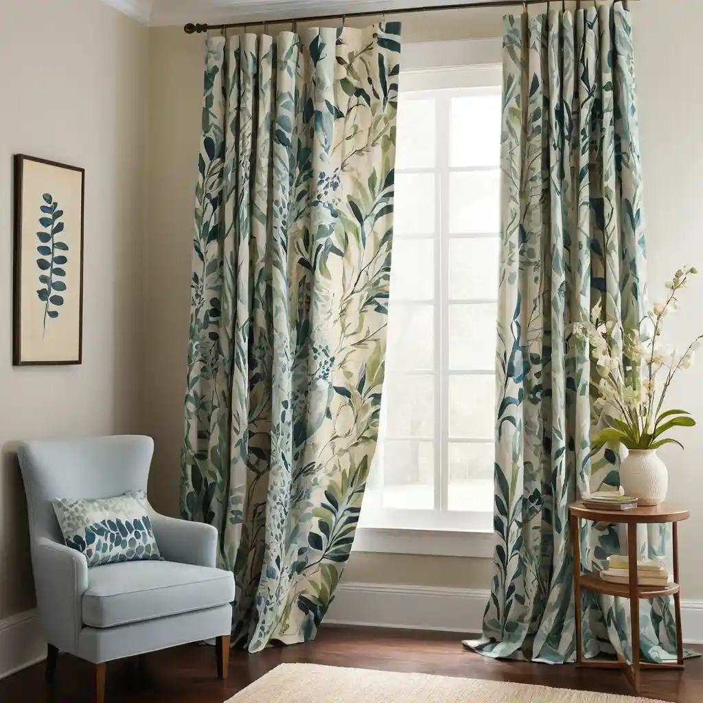 Hand-Painted Custom Curtains