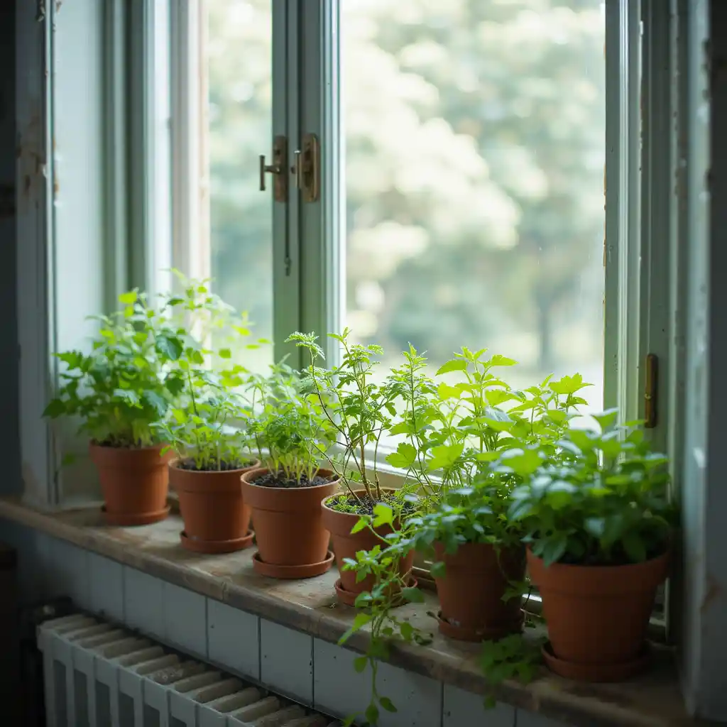 Herb Garden on the Windowsill