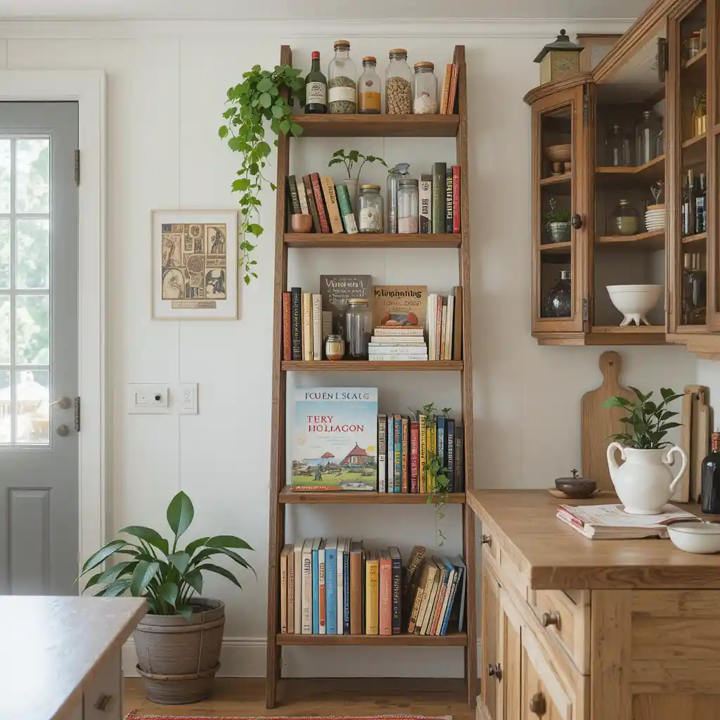 Ladder-style Shelving