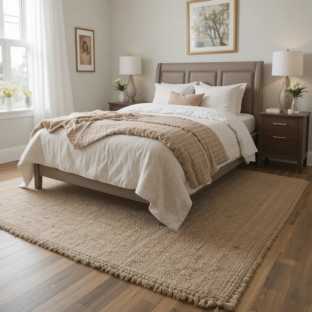 Layered Area Rugs for Depth