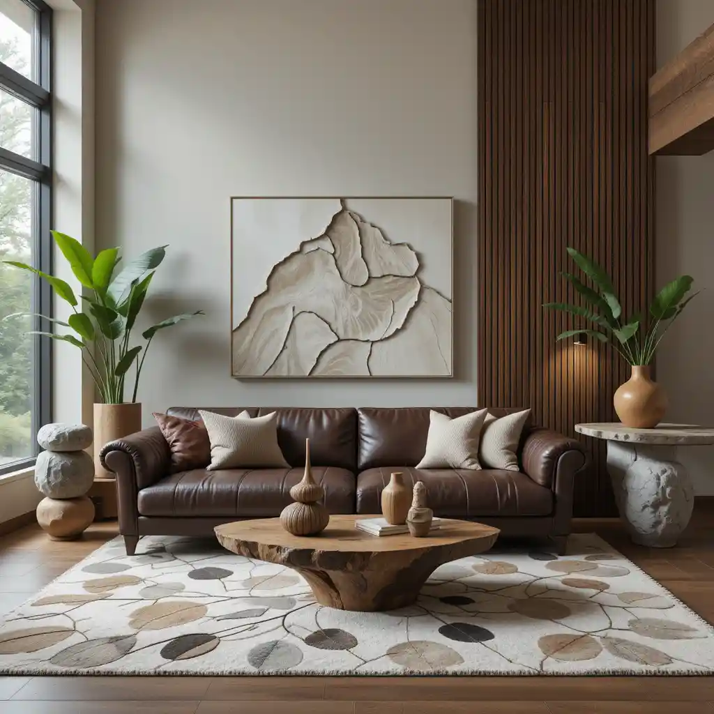 Leather and Nature-Inspired Elements