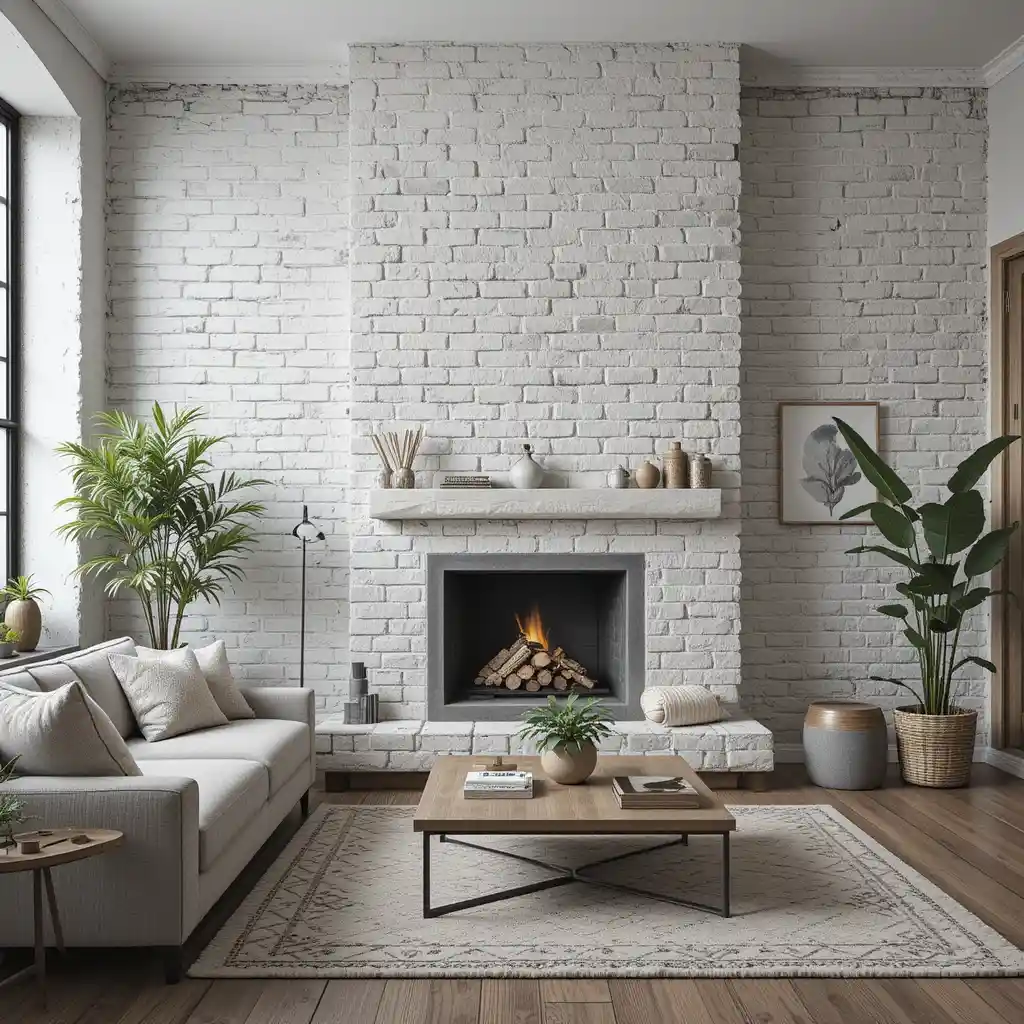 Light Wash Brick Wall