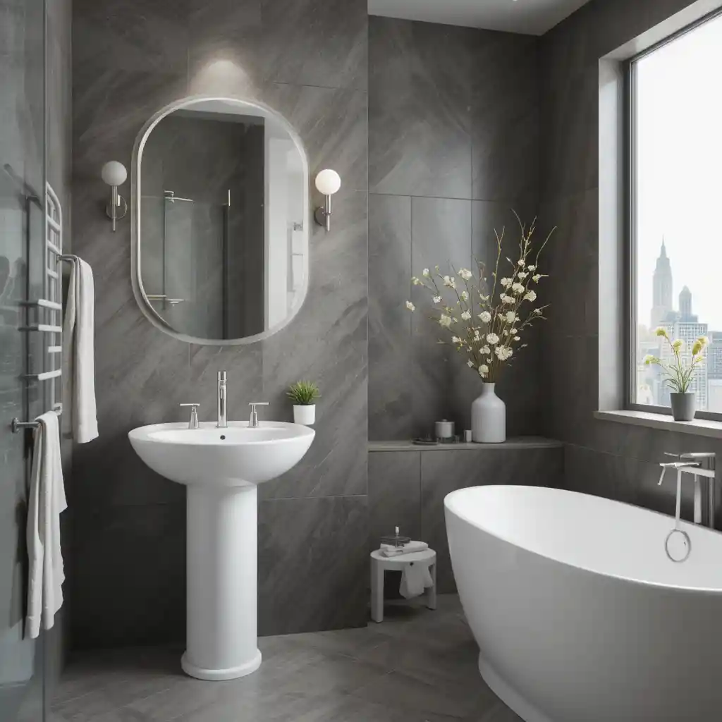 Matte White Fixtures for a Contemporary Look