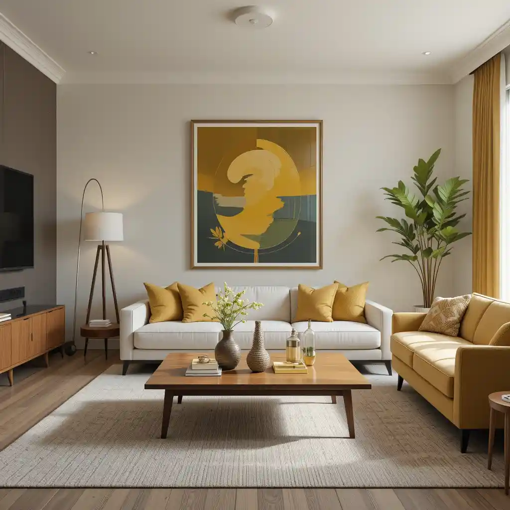 Mid-Century Modern with Retro Flair