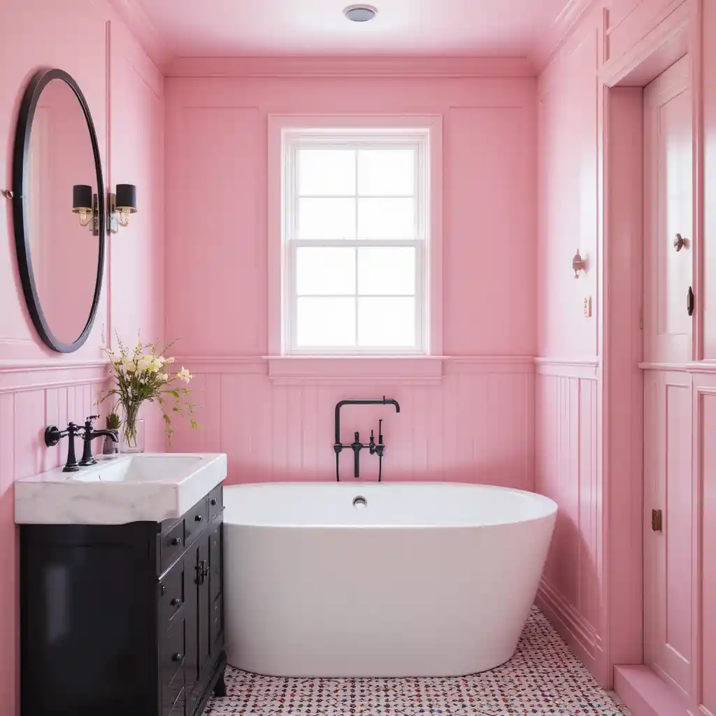 Millennial Pink Paneling