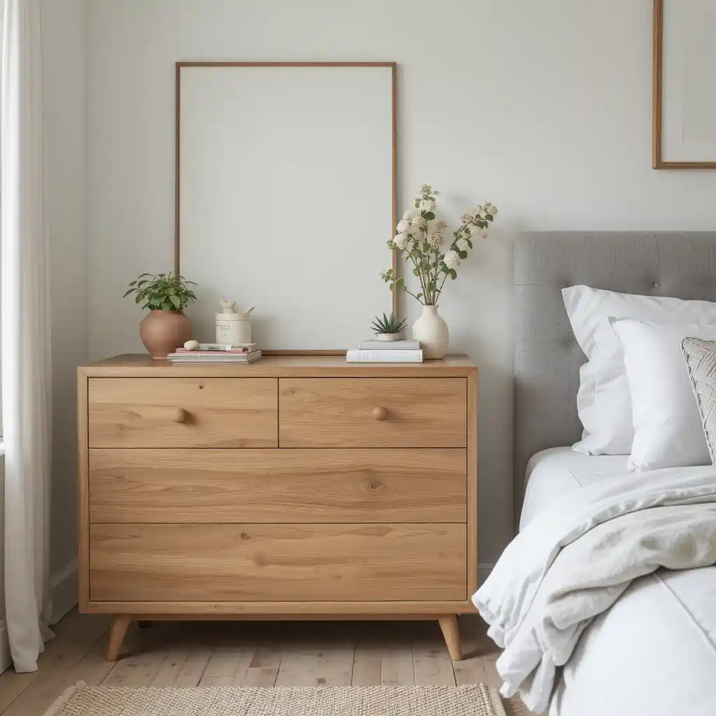 Minimalist Charm with Natural Wood