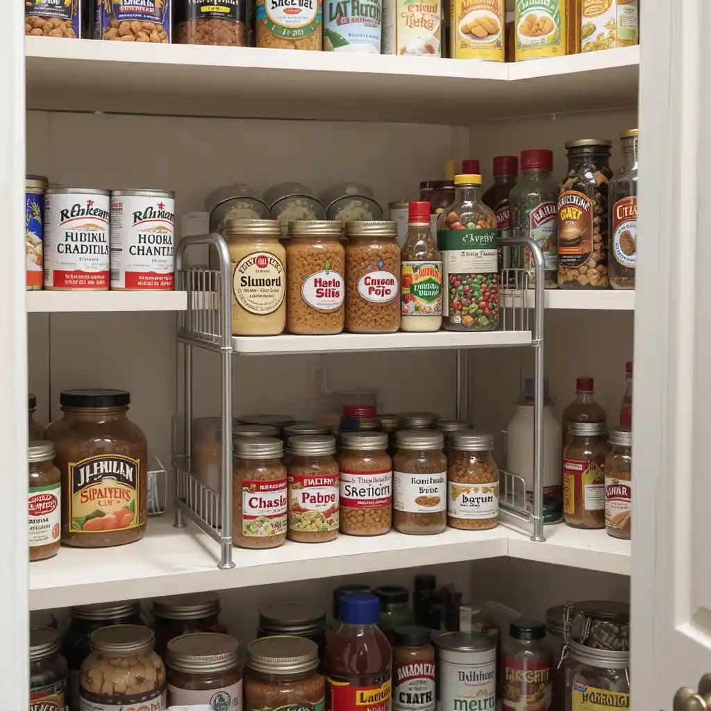 Multi-Tier Shelf Riser for Extra Space