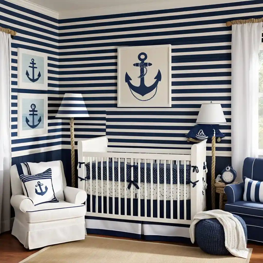 Nautical Baby Room