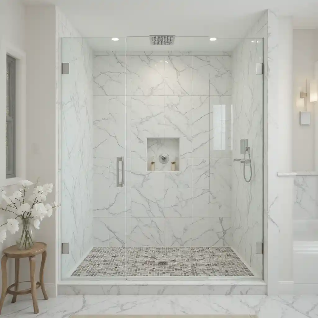 Open Shower Layout