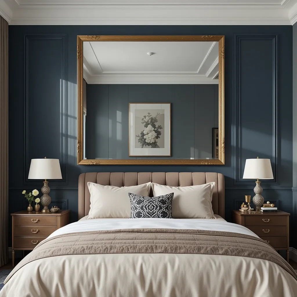 Oversized Mirrors for Visual Expansion