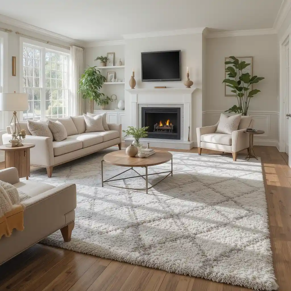 Oversized Neutral Rug