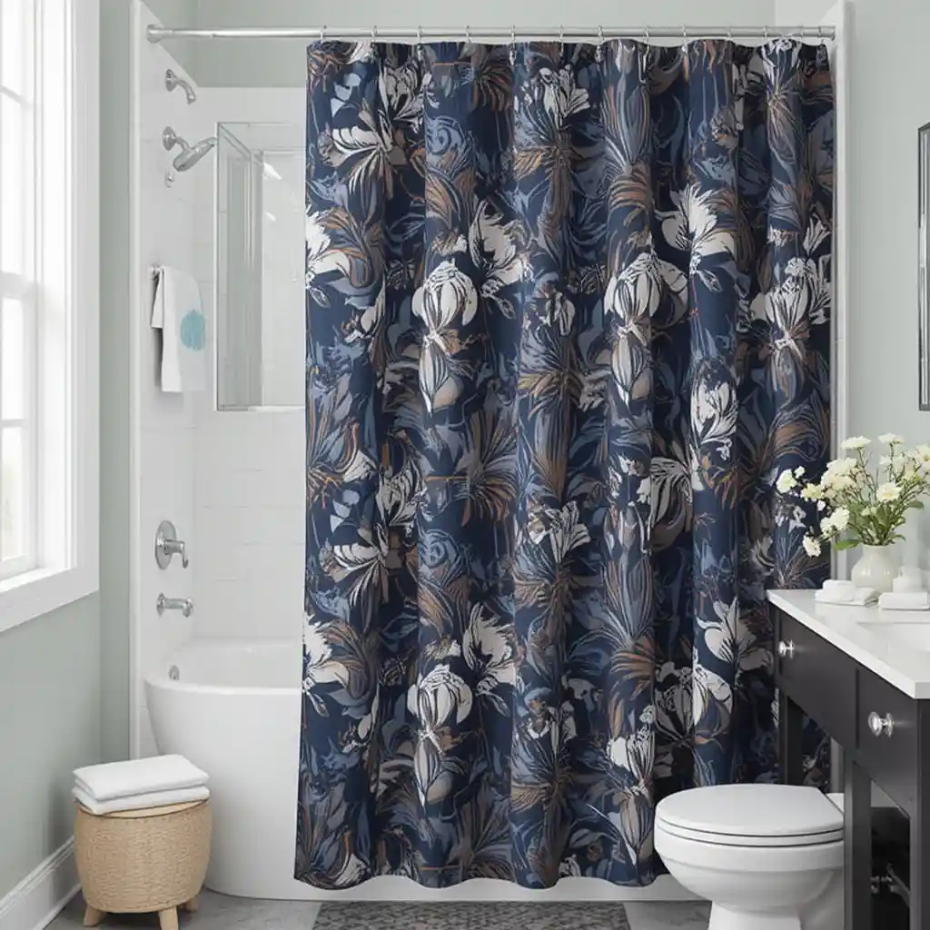 Patterned Shower Curtain