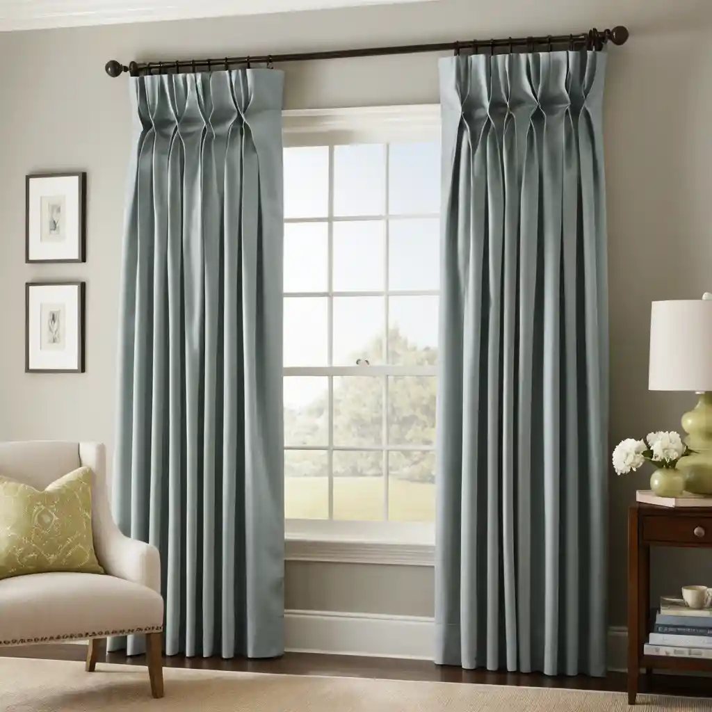 Pinch-Pleat Tailored Look