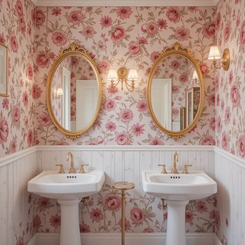 Pink Floral Wallpaper