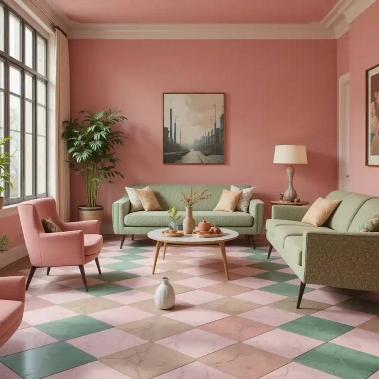 26 Pink and Green Living Room Ideas