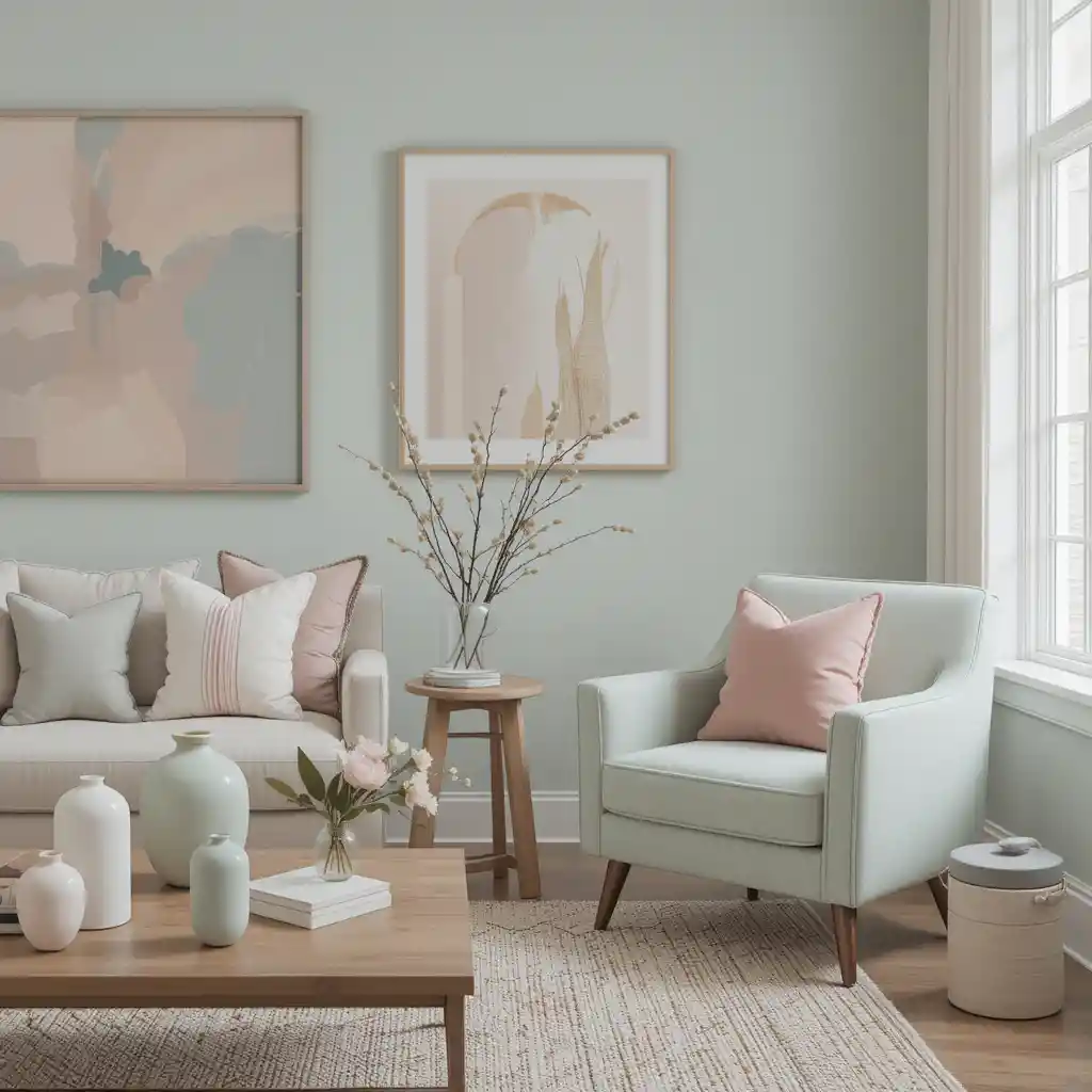 Pops of Muted Pastels