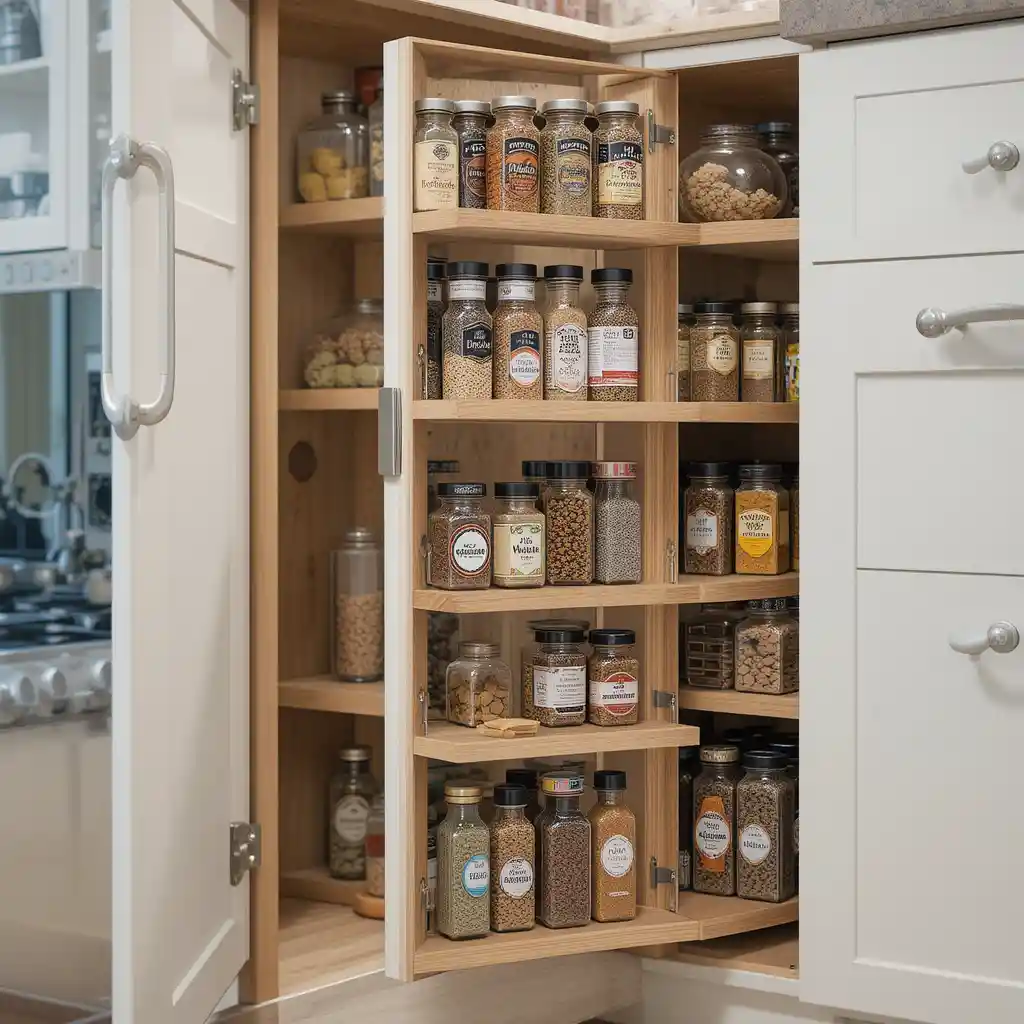 Pull-Out Spice Pantry