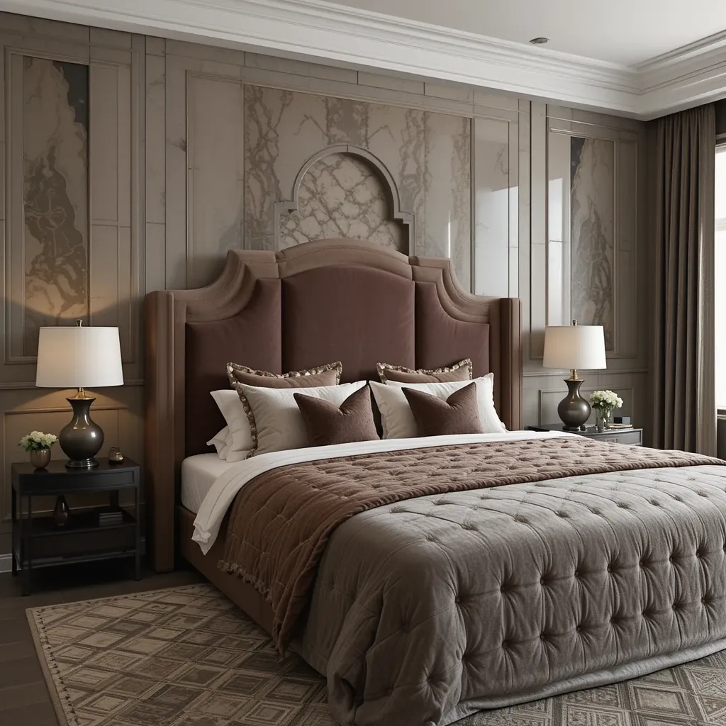 Sculptural Headboards to Add Drama