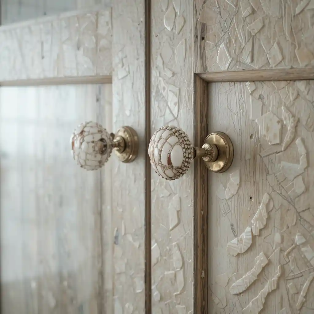 Shell-Inlaid Hardware