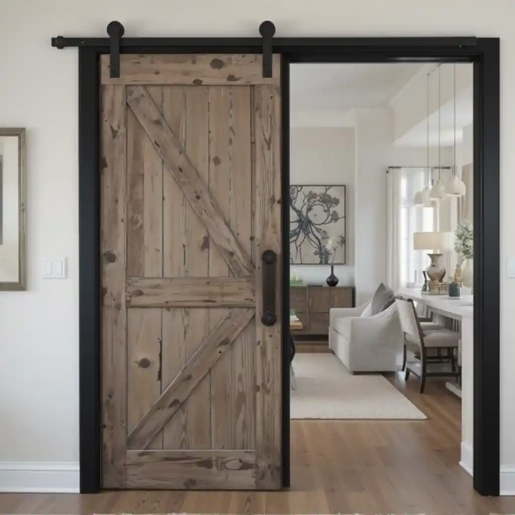 Sliding Barn Door Divider