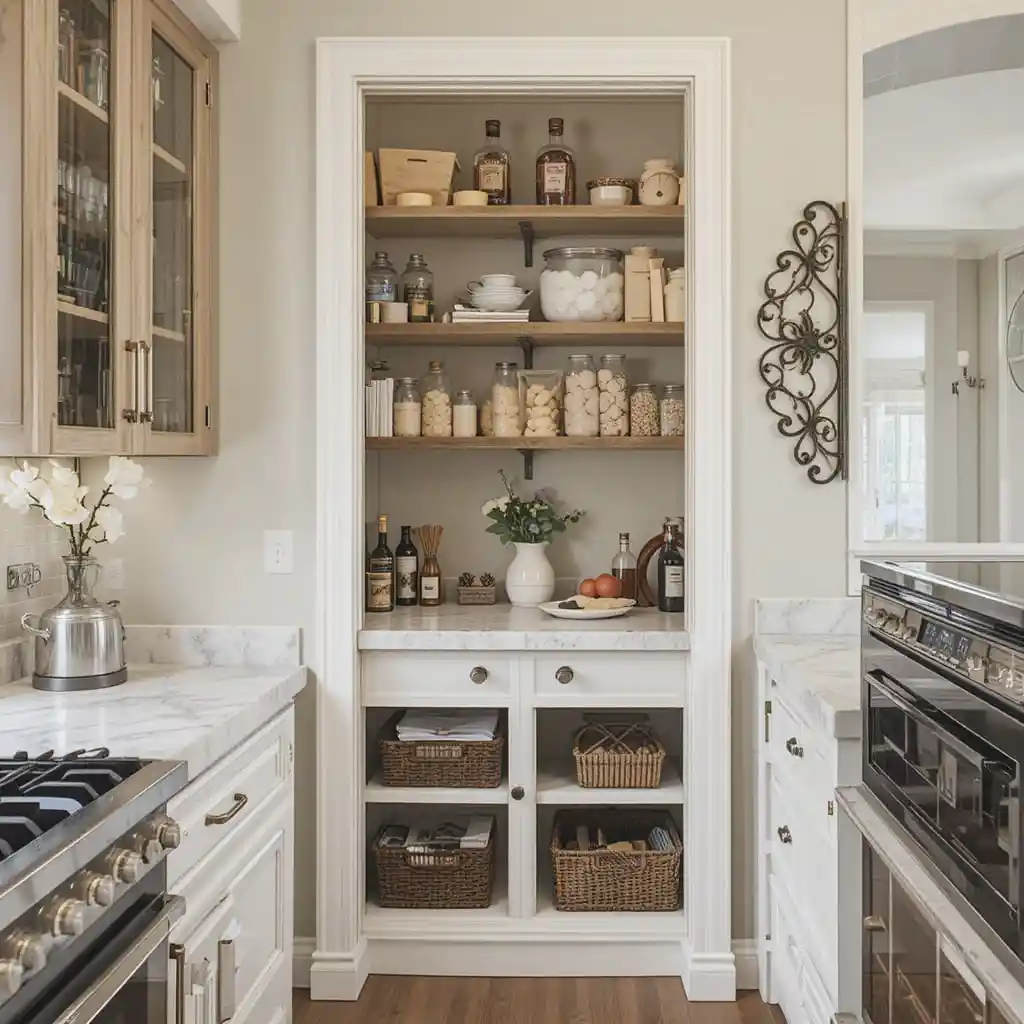 Small Pantry Nook with Open Concept