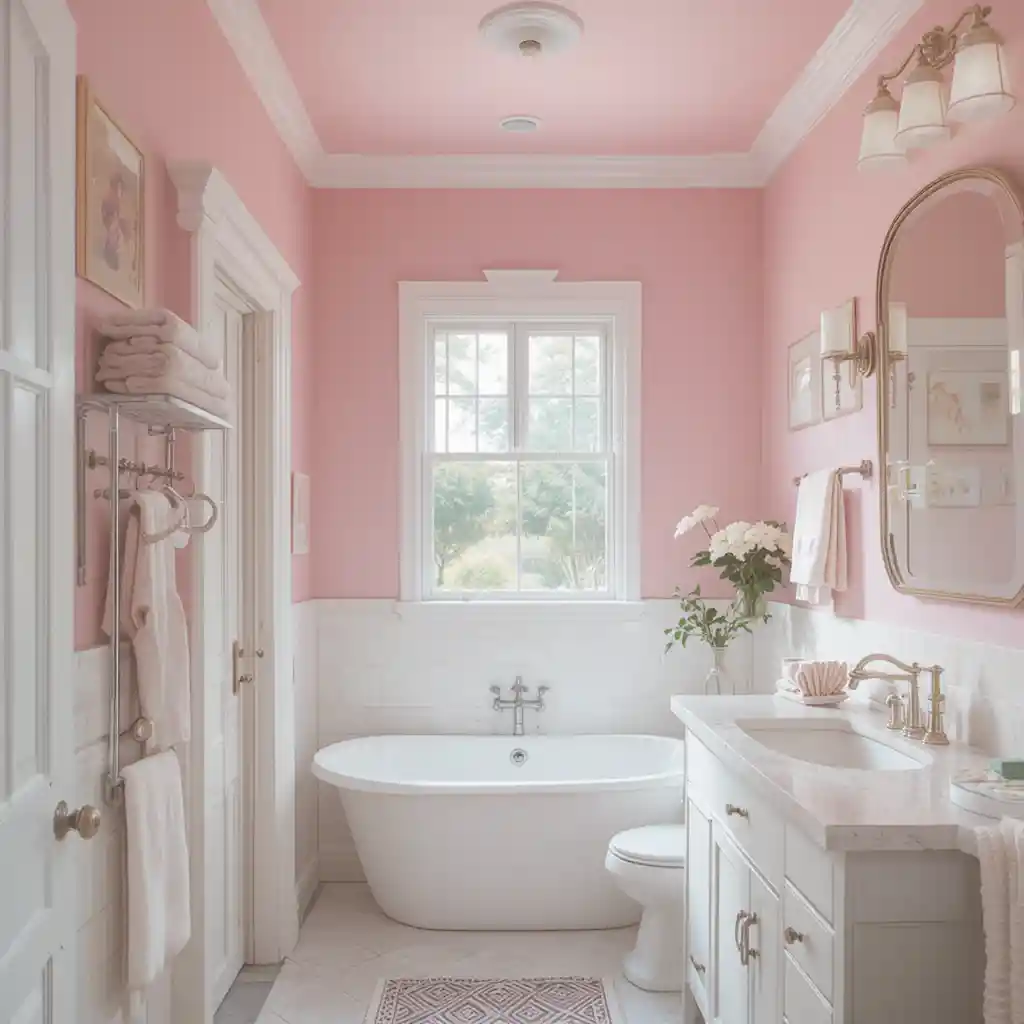 Soft Pink Ceiling