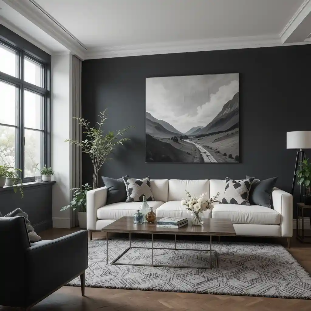 Sophisticated Grey and Cream Contrast