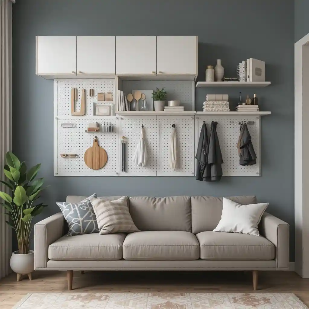 Space-Saving Wall-Mounted Storage