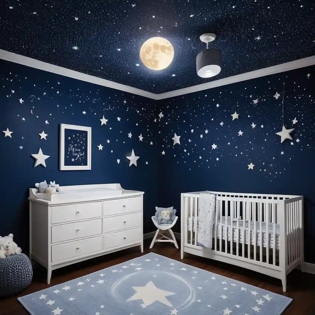 Starry Night Baby Room