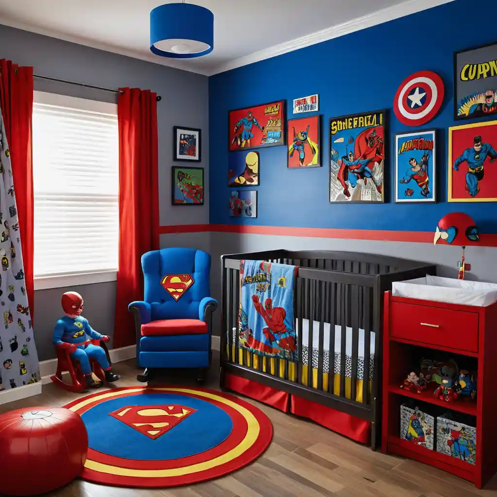 Superhero Baby Room