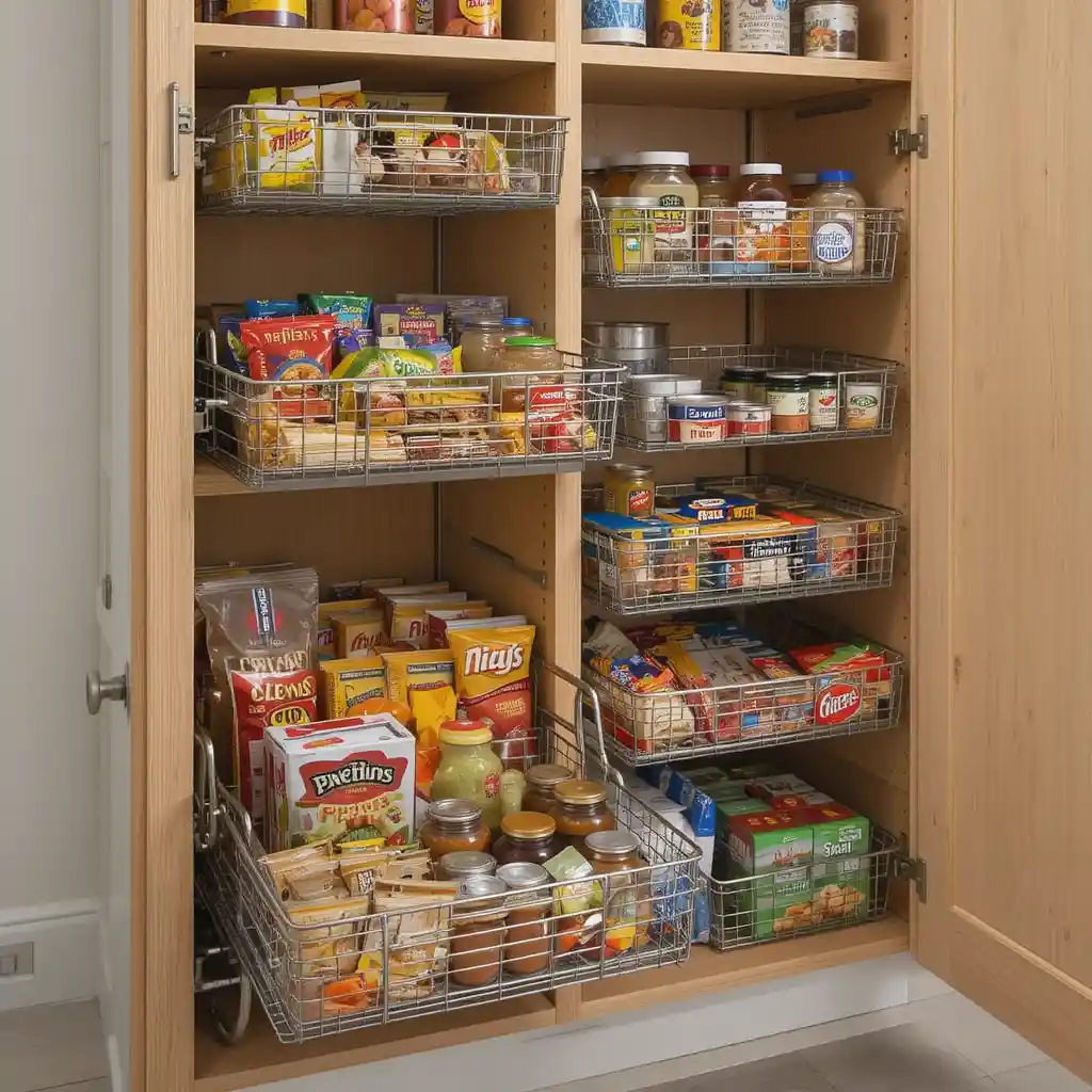 Tall Pantry with Pull-Out Baskets