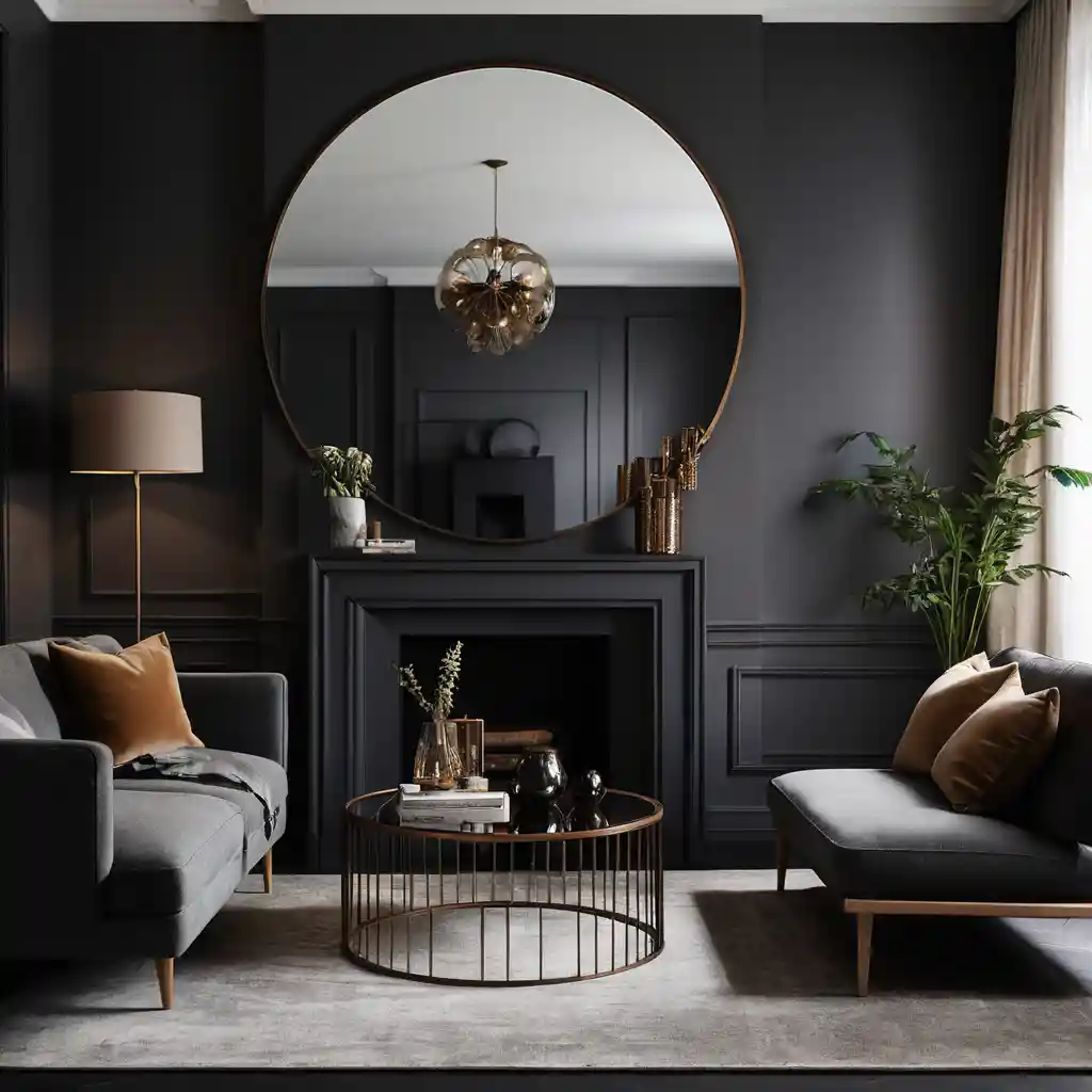 Tinted Mirror for a Moody Look