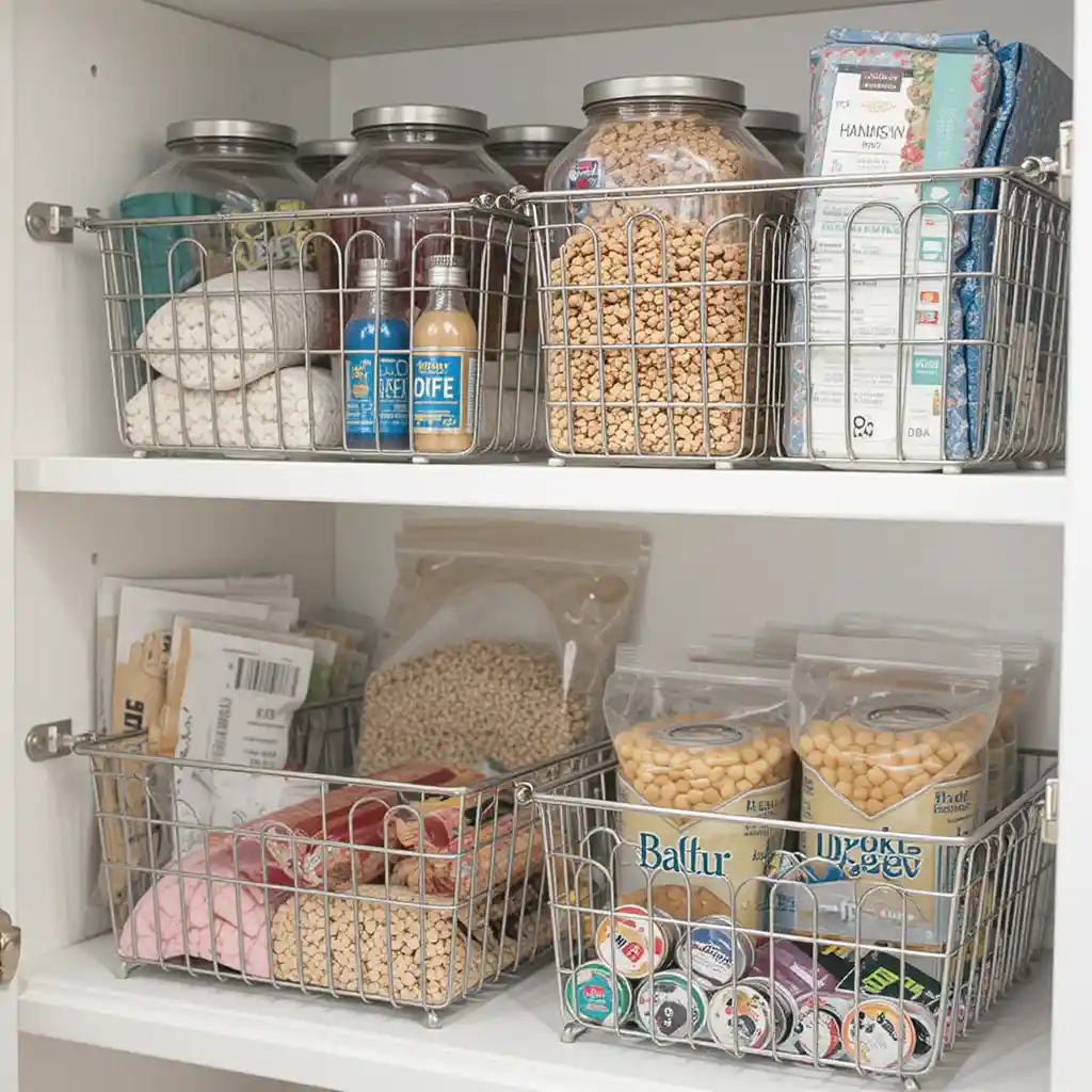 Under-Shelf Baskets for Bonus Storage