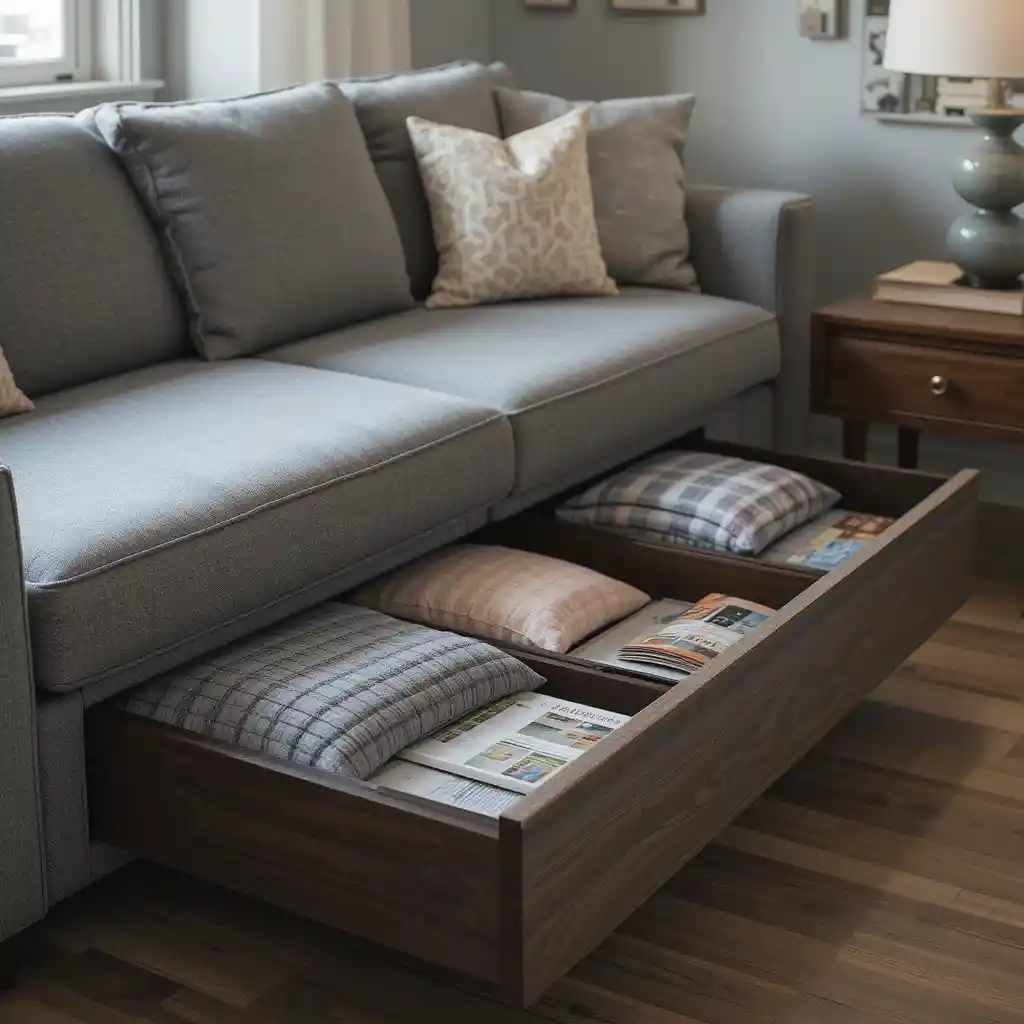 Under-Sofa Storage Drawers