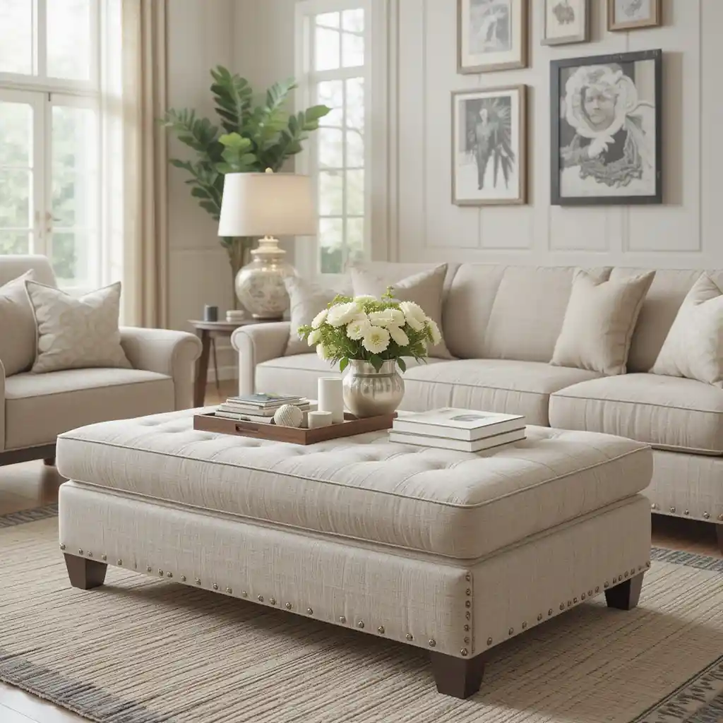 Upholstered Ottoman