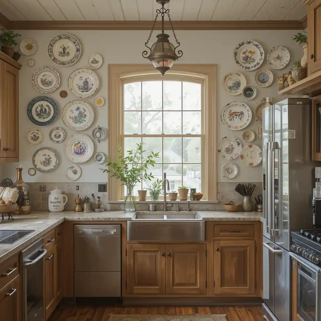 Wall-mounted Plate Displays