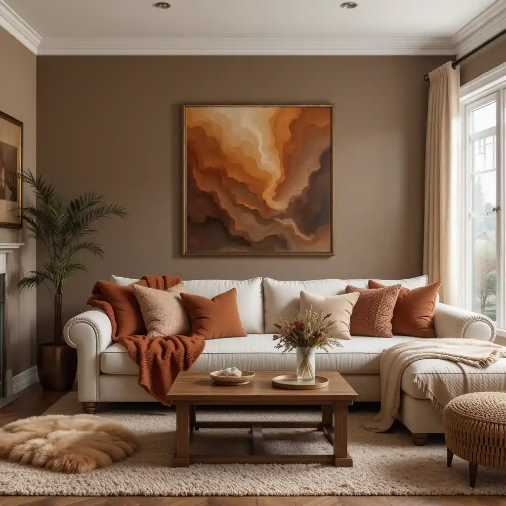 Warm Earth Tones for Cozy Comfort